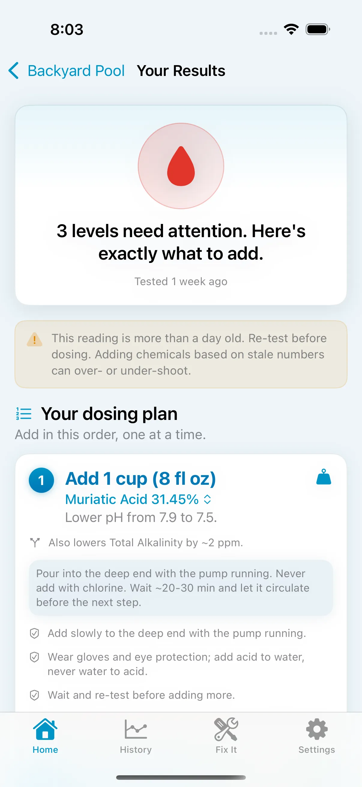 Exact dose plan