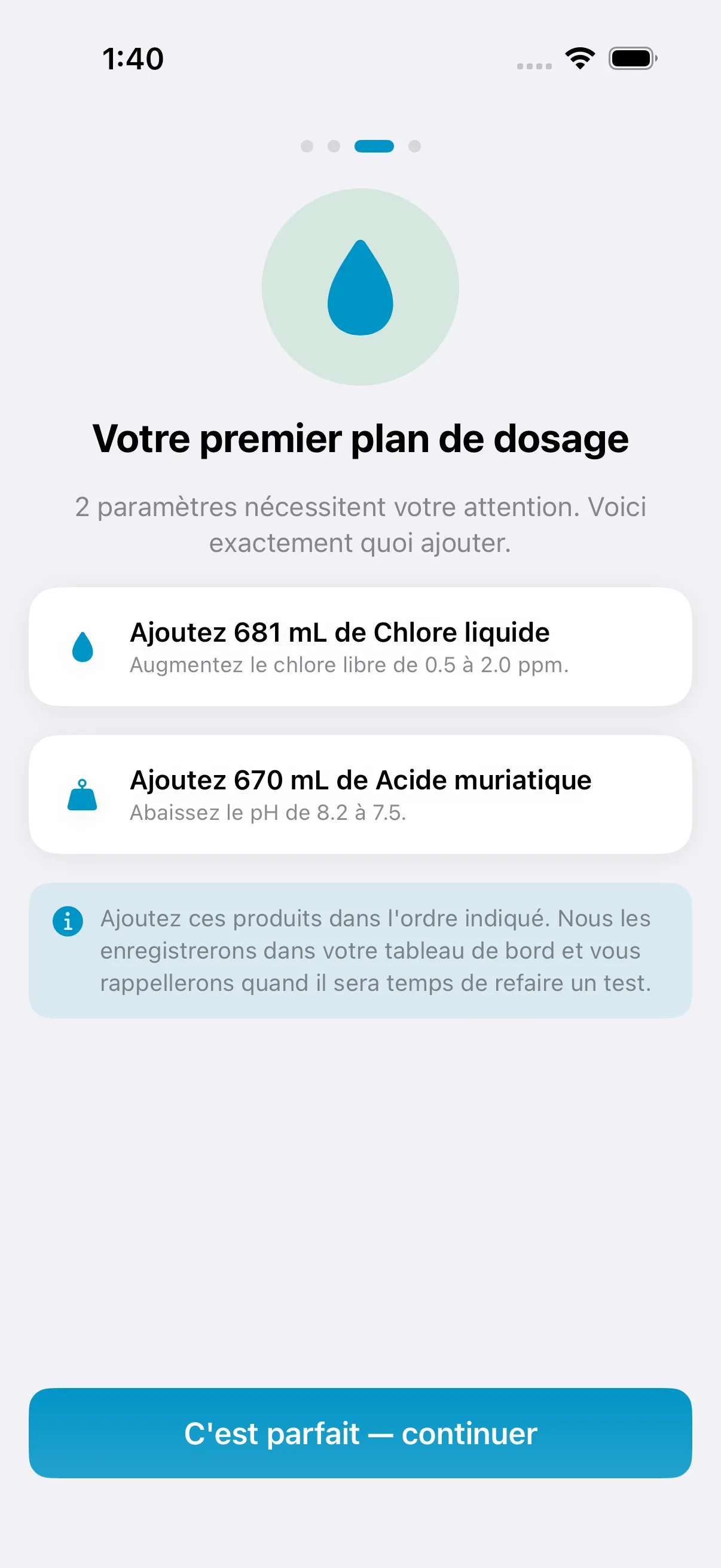 Réponses instantanées