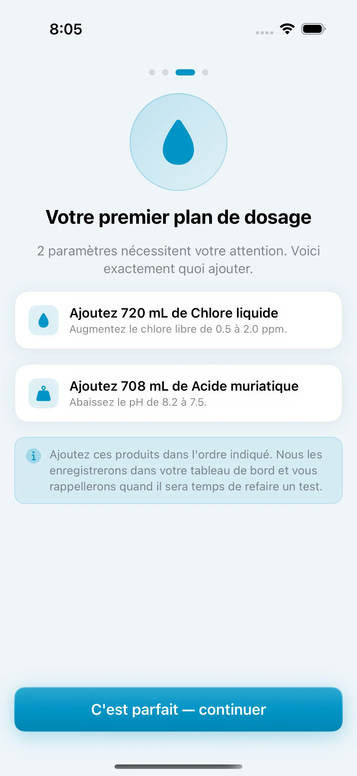 Réponses instantanées